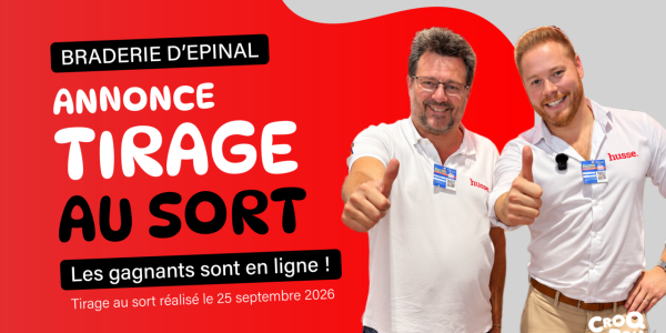 Braderie d'Épinal | Résultats du jeu concours Croq’n’Roll 🎉